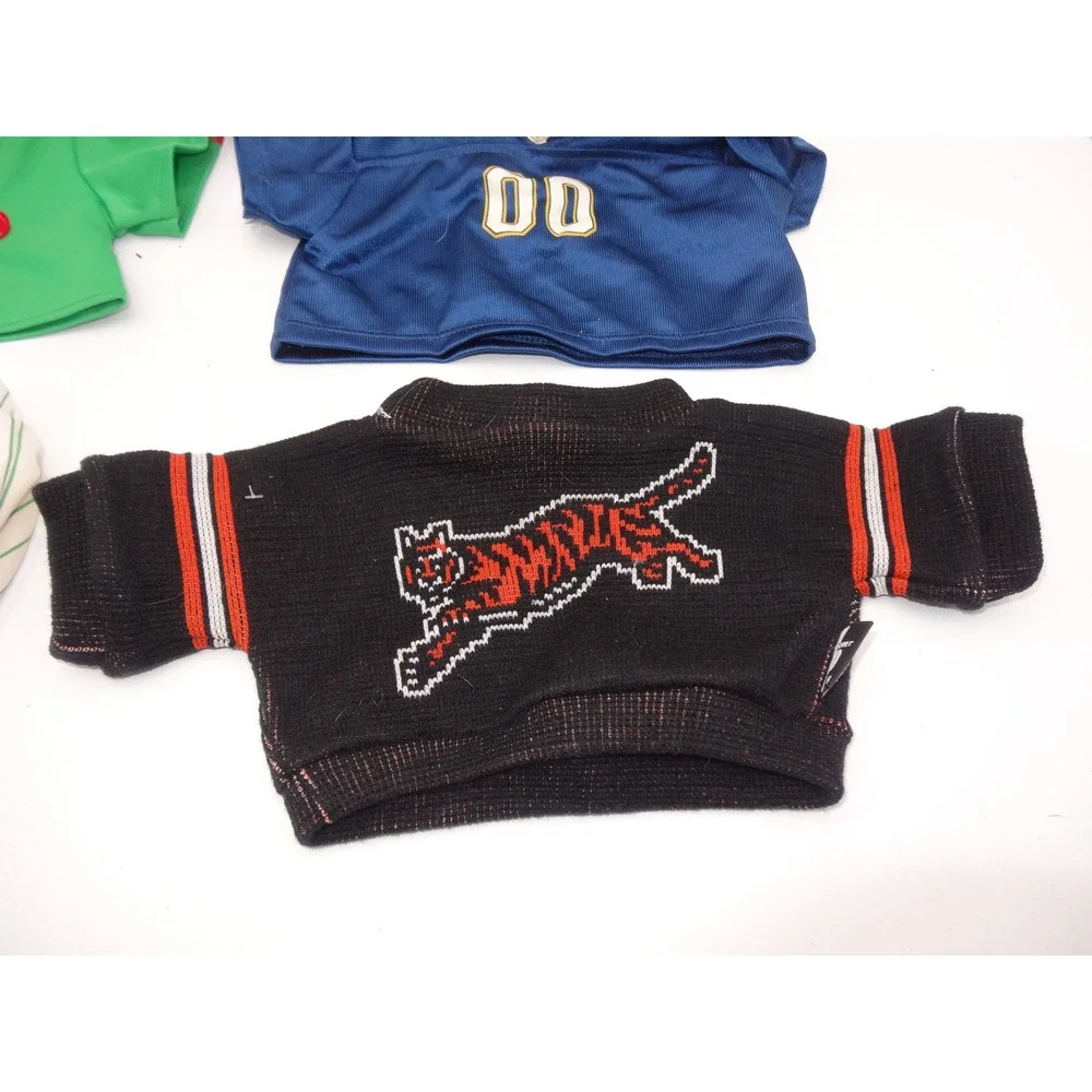 Build A Bear Workshop LA Chargers NFL Jersey Baseball Outfit Tiger Sweater Lot